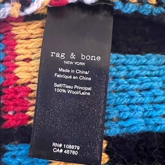 rag & bone Multicolor Crew Neck Sweater - Picture 7 of 7